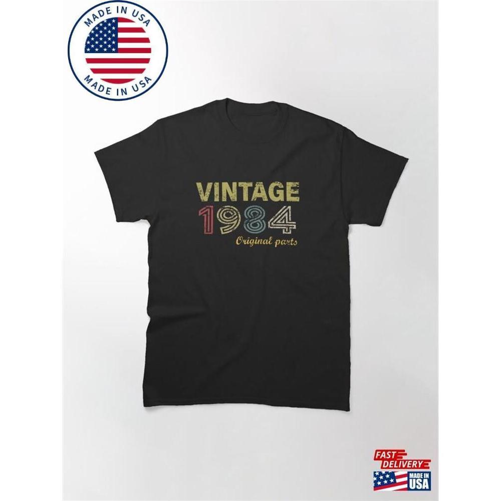 1984 Original Parts Cool 40Th Birthday Gift Funny Retro Style